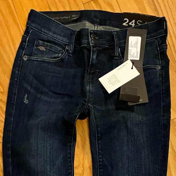 ARMANI EXCHANGE Skinny Jeans 24, NWT, dark wash - Picture 1 of 6